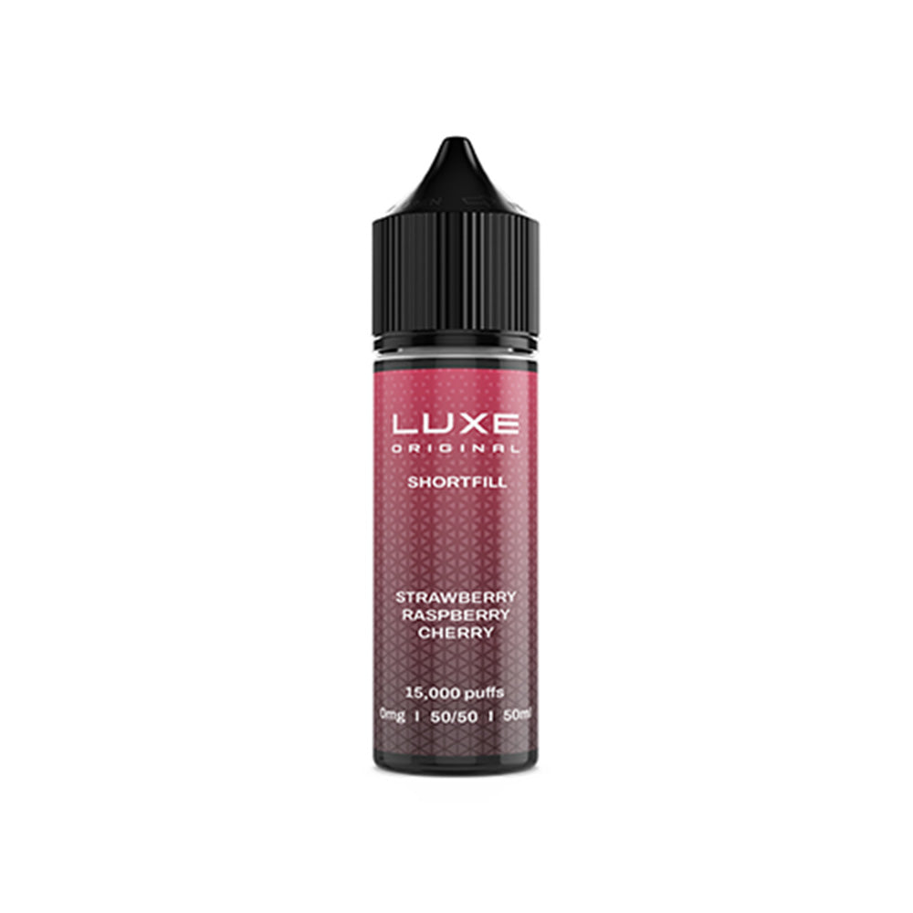 LUXE Strawberry Raspberry Cherry 50ml Shortfill E Liquid