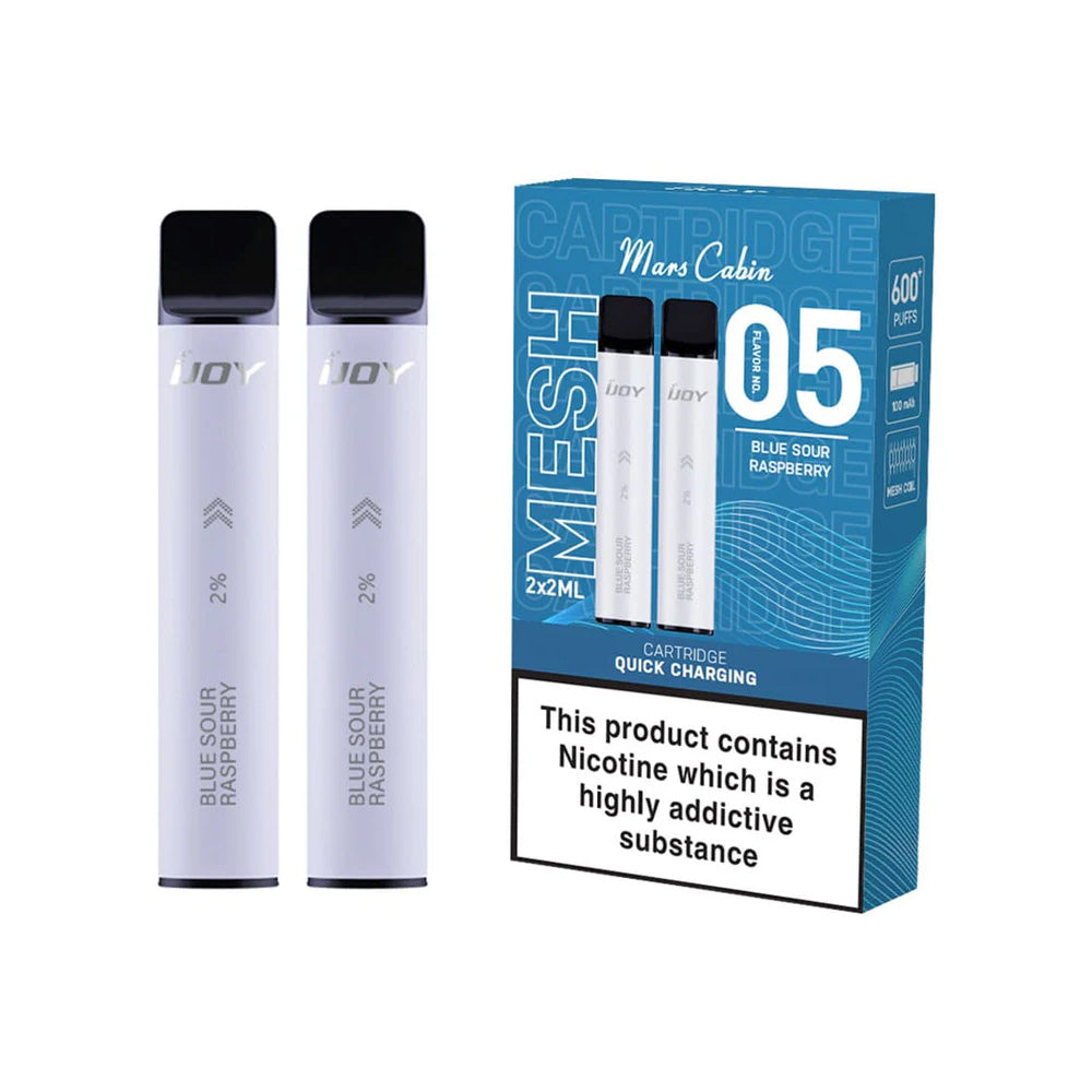 iJoy Mars Cabin Blue Sour Raspberry Prefilled Pods (2 Pack)