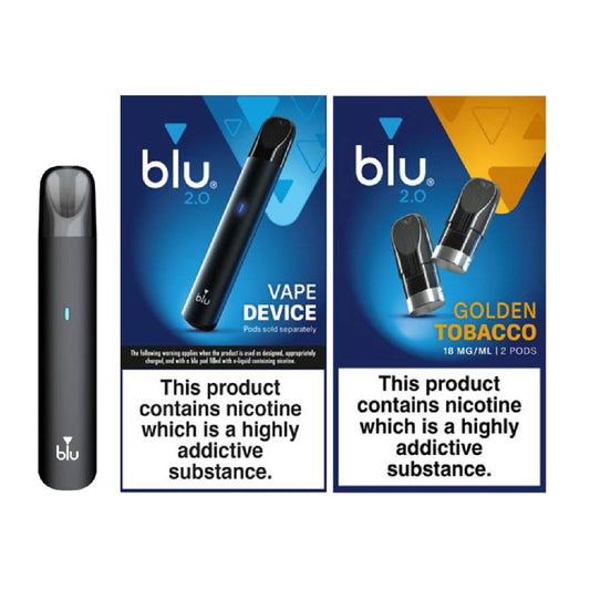 MyBlu 2.0 Golden Tobacco Starter Bundle