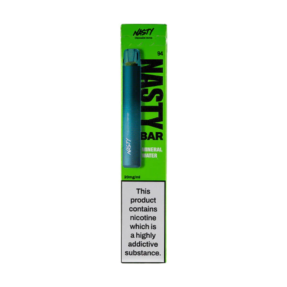 Nasty Bar Mineral Water Disposable Vape | Free UK Delivery