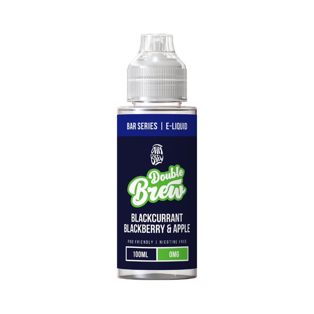 Ohm Brew Bar Series Blackcurrant Blackberry Apple Double Brew 100ml Shortfill E-Liquid