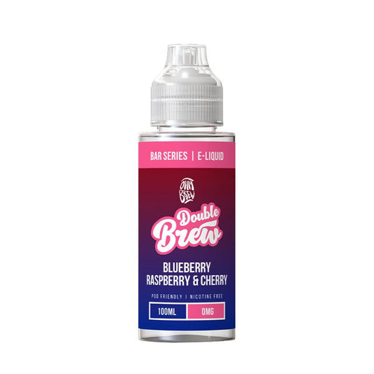 Ohm Brew Bar Series Blueberry Raspberry Cherry Double Brew 100ml Shortfill E-Liquid