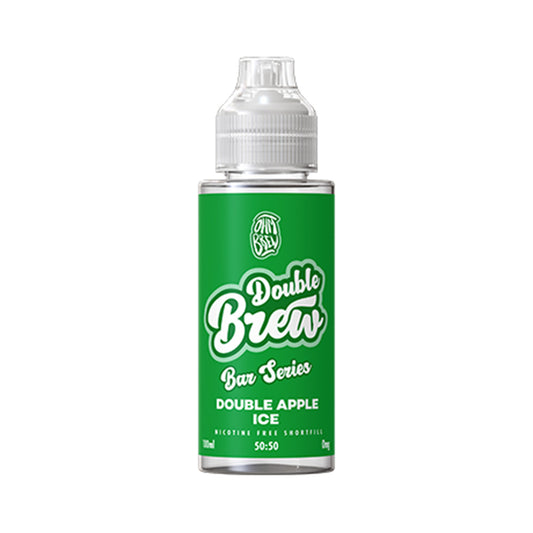 Ohm Brew Bar Series Double Apple Ice Double Brew 100ml Shortfill E-Liquid