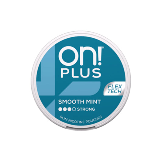 On! Plus Smooth Mint Nicotine Pouches