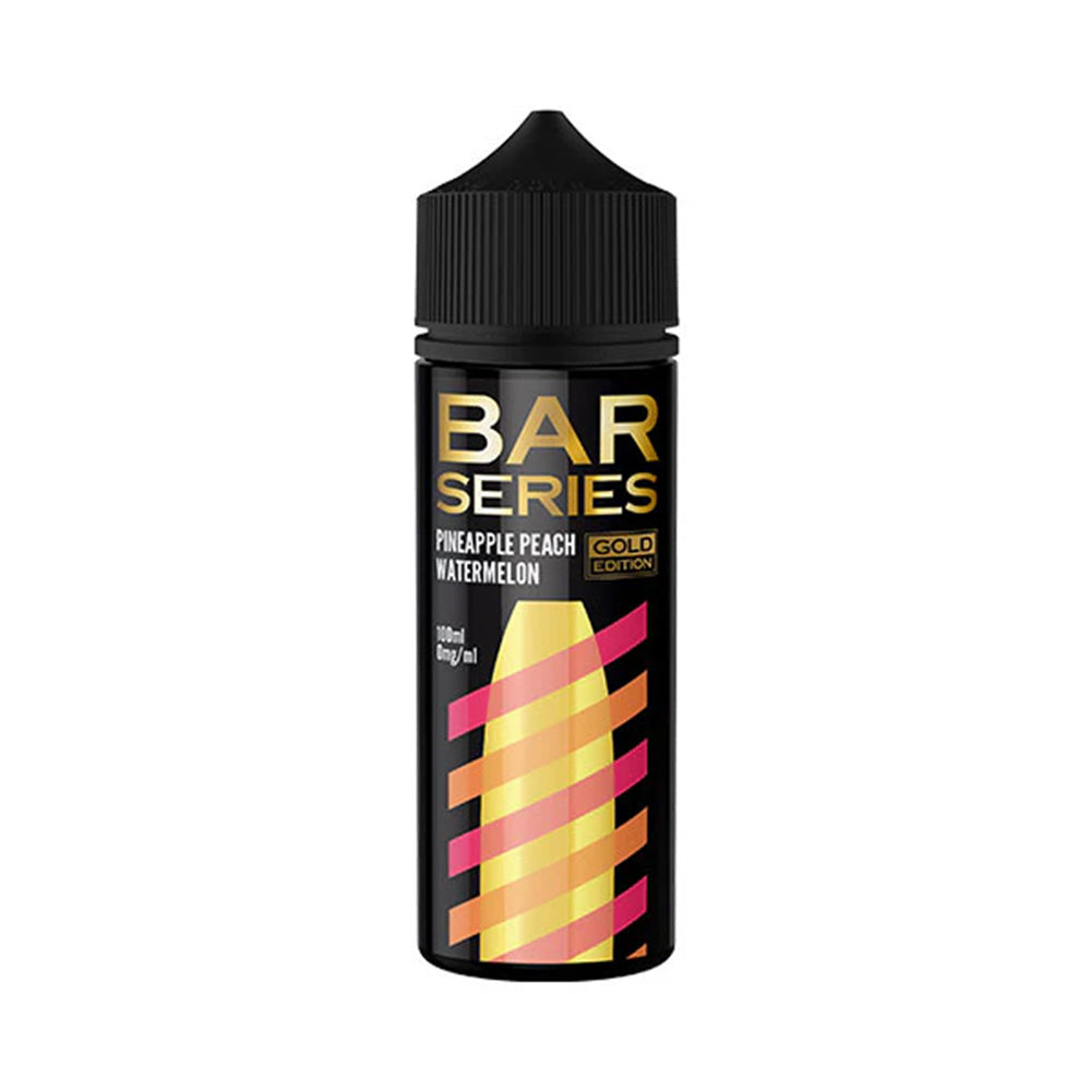 Bar Series Gold Edition 100ml Shortfill E-Liquid Pineapple Peach Watermelon