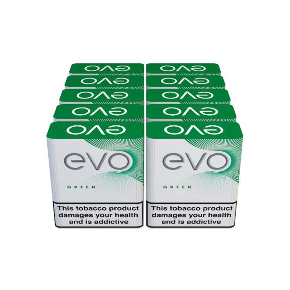 Ploom Evo Multibuy | Green Tobacco Sticks | 10 Packs (200 sticks)