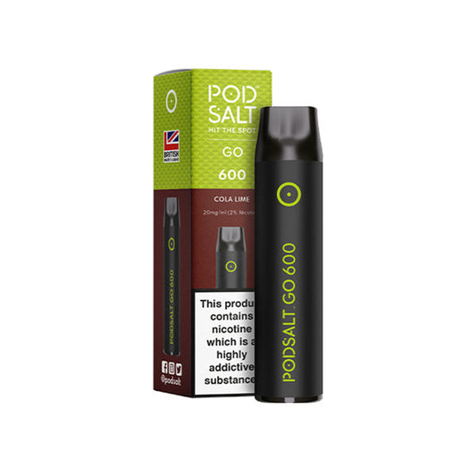 Pod Salt Go 600 Cola Lime Disposable Vape