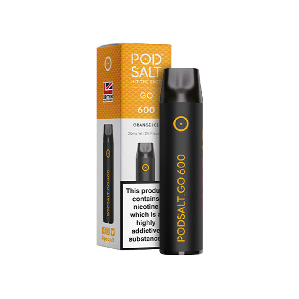 Pod Salt Go 600 Orange Ice Disposable Vape