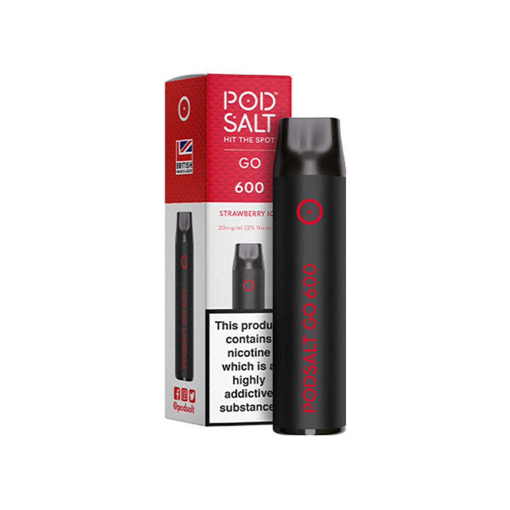 Pod Salt Go 600 Strawberry Ice Disposable Vape