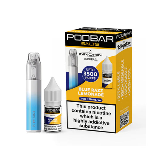 Podbar x Innokin Blue Razz Lemonade 3500 Vape Kit