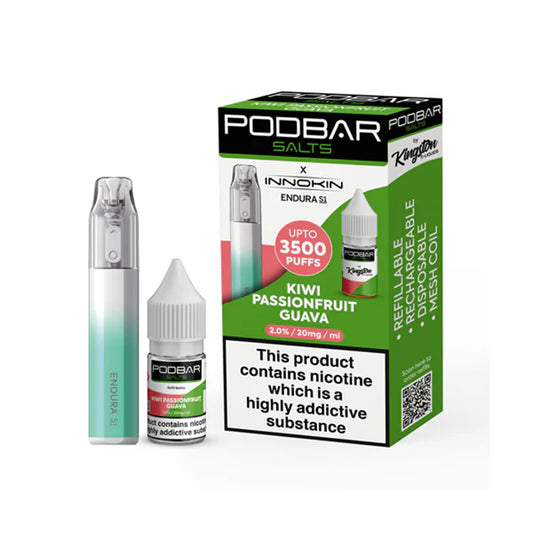 Podbar x Innokin Kiwi Passionfruit Guava 3500 Vape Kit