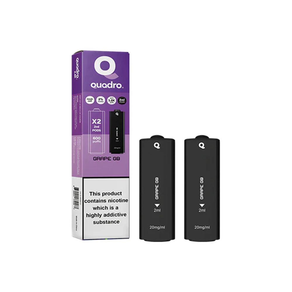 Quadro 2.4k Grape GB Pods (2 Pack)