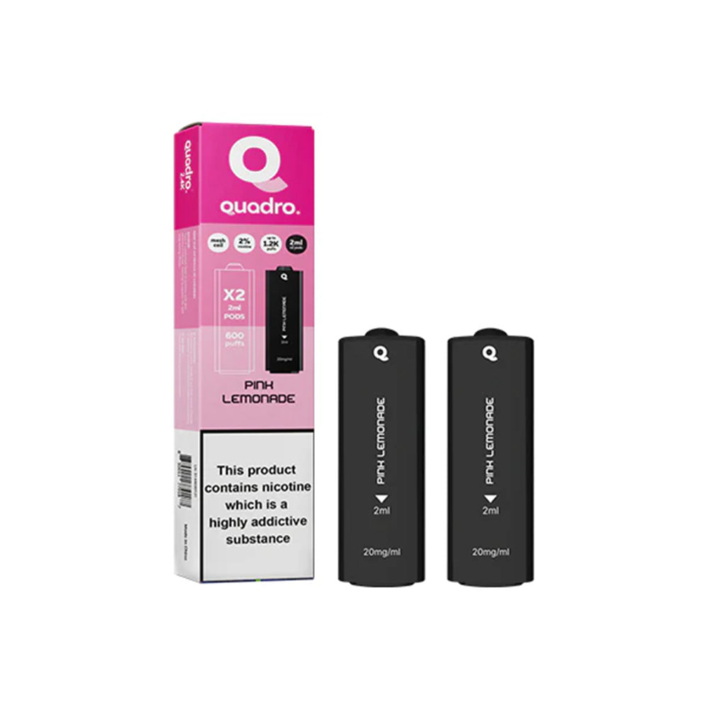 Quadro 2.4k Pink Lemonade Pods (2 Pack)