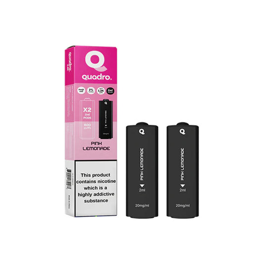 Quadro 2.4k Pink Lemonade Pods (2 Pack)