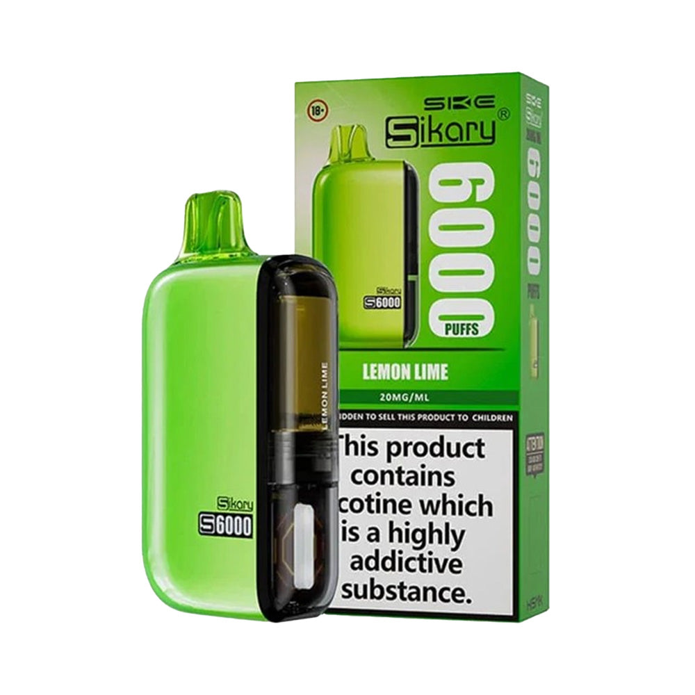 Sikary S6000 Lemon Lime Disposable Vape