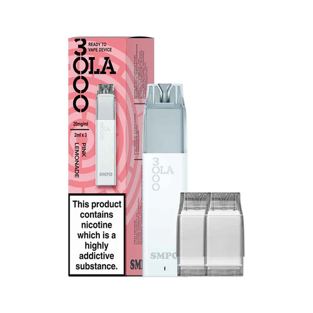 SMPO Ola 3000 Pink Lemonade Pod Vape Kit