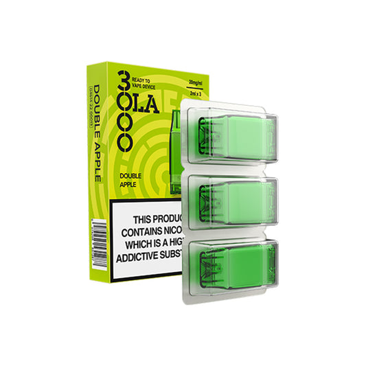 SMPO Ola 3000 Double Apple Pods (3 Pack)