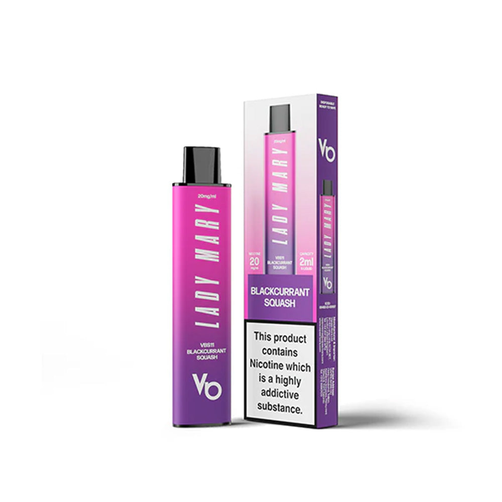 Lady Mary VBS11 Blackcurrant Squash Disposable Vape