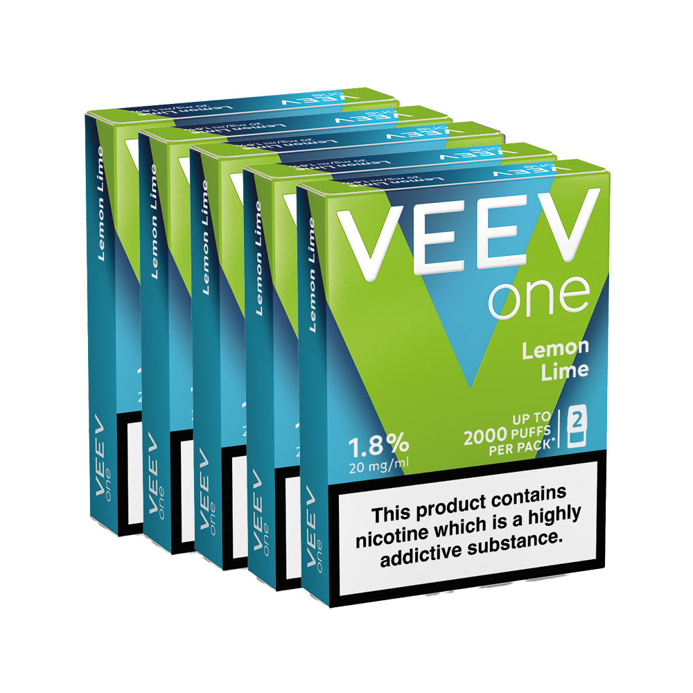 VEEV ONE Lemon Lime Pod Bundle (5 Packs)