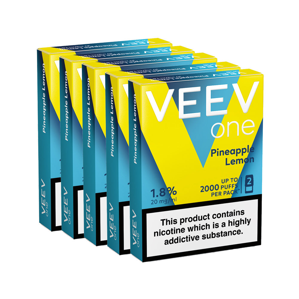 VEEV ONE Pineapple Lemon Pod Bundle (5 Packs)