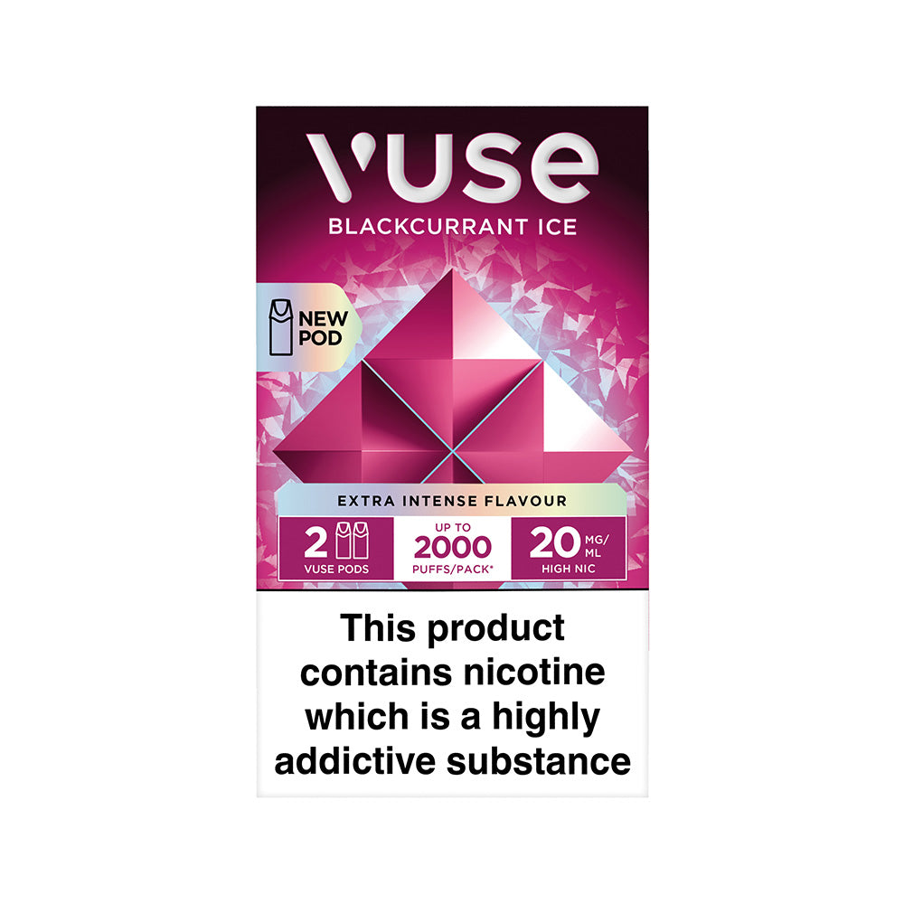 Vuse Extra Intense Blackcurrant Ice Pods (2 Pack)