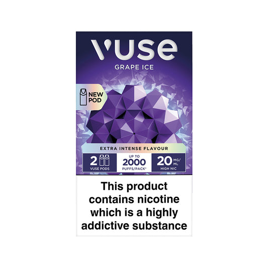 Vuse Extra Intense Grape Ice Pods (2 Pack)