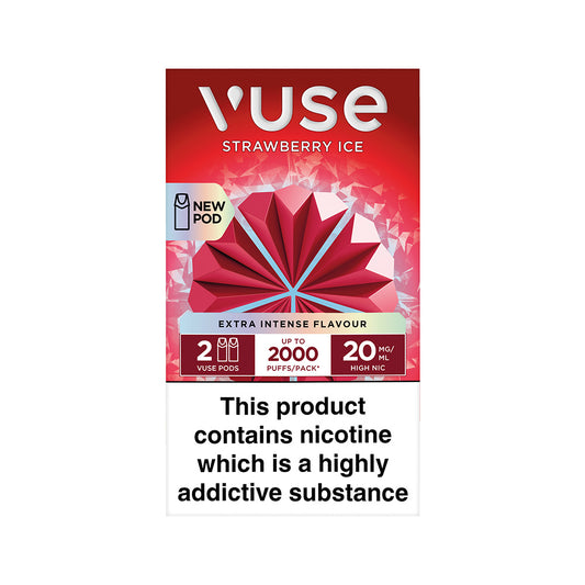 Vuse Extra Intense Strawberry Ice Pods (2 Pack)