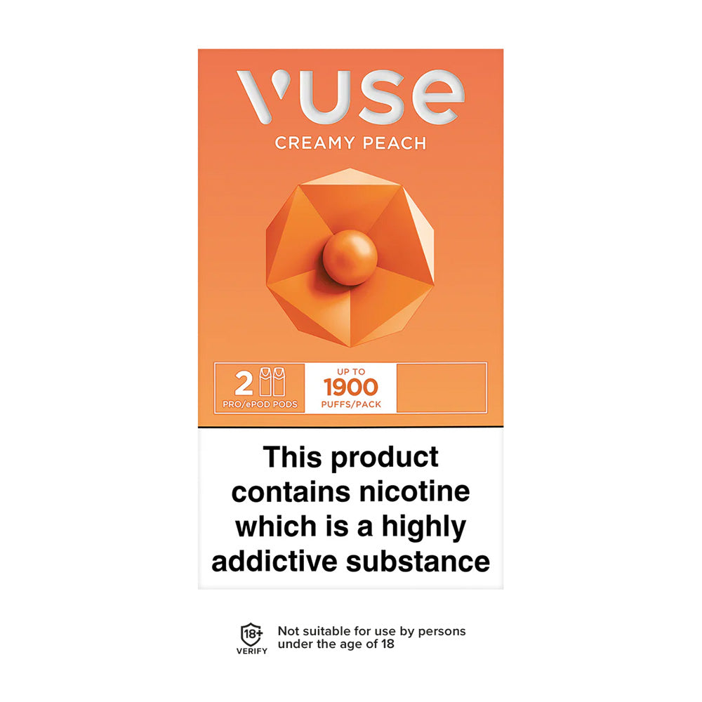 Vuse Pro Creamy Peach Pods (2 Pack)