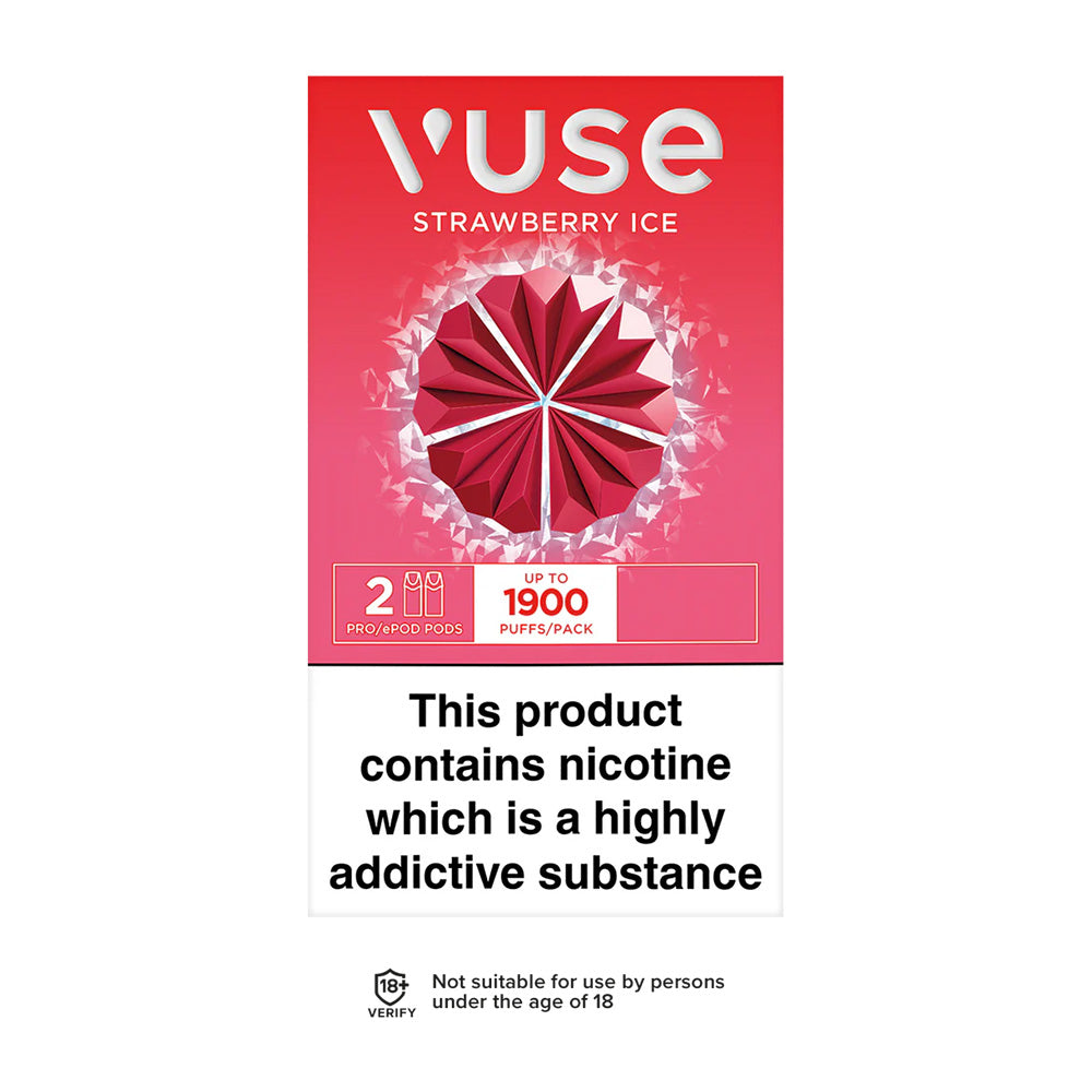 Vuse Pro Strawberry Ice Pods (2 Pack)