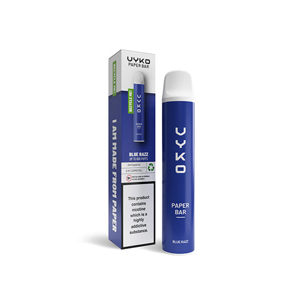 VYKO Paper Bar Blue Razz Disposable Vape