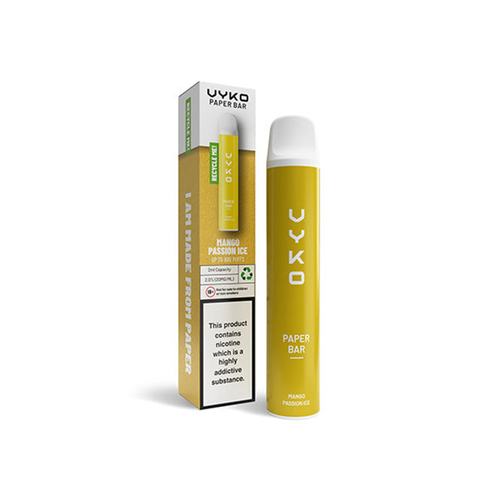 VYKO Paper Bar Mango Passion Ice Disposable Vape