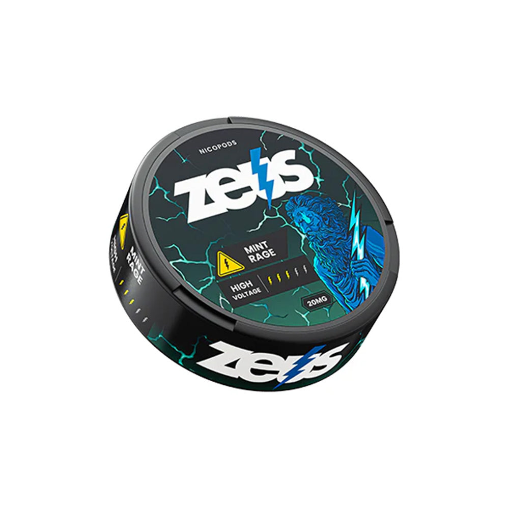 Zeus Mint Rage Nicotine Pouches