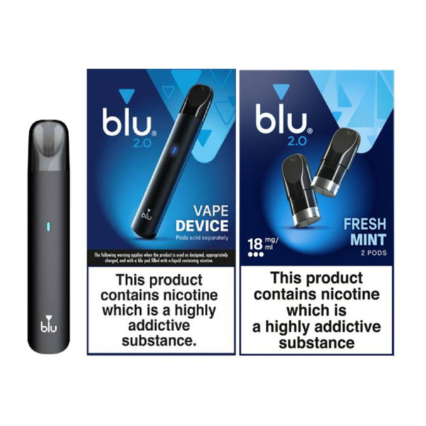 Blu 2.0 Starter Bundle Fresh Mint Official UK Retailer